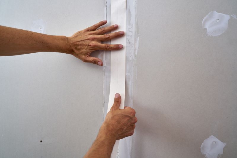 Applying painter's tape